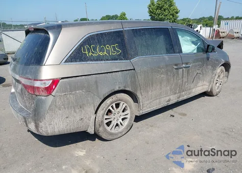 2012 Honda Odyssey Ex-L из США, поврежденный, VIN 5FNRL5H67CB123398